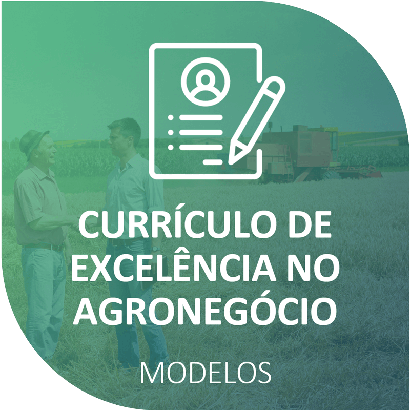 Kit Modelos de Currículo para profissionais do Agronegócio